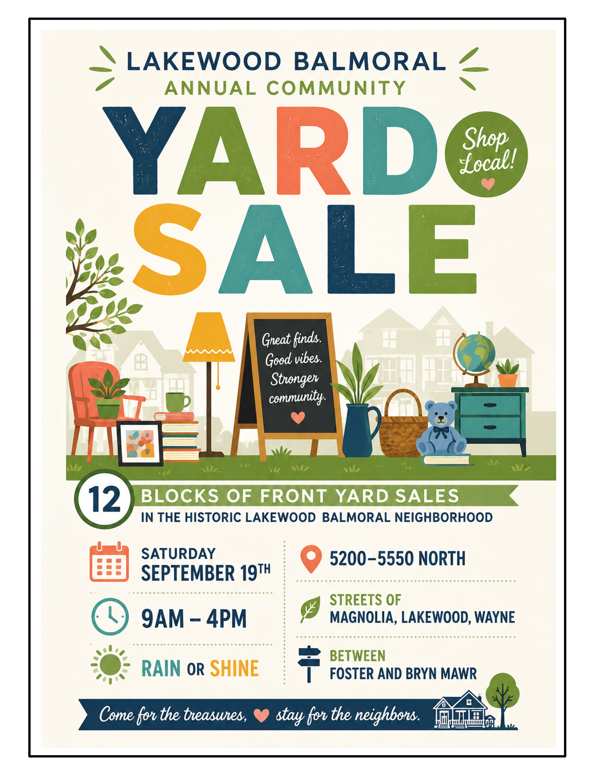 Lakewood Balmoral Annual Community Yard Sale