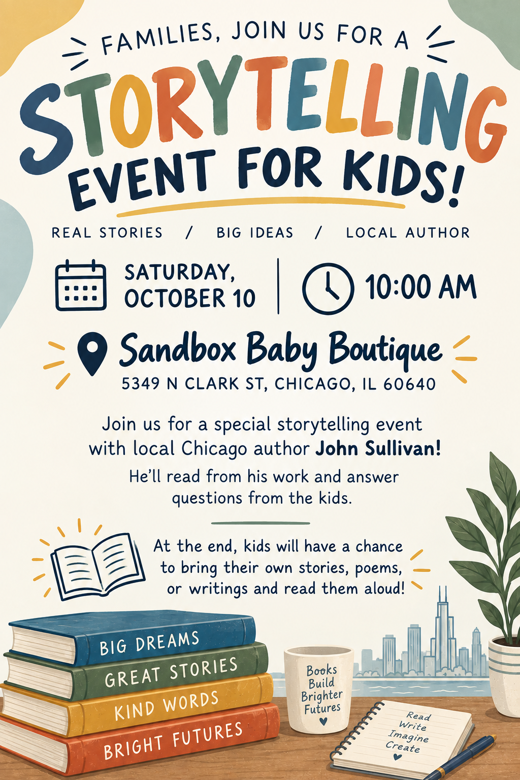 Sandbox Storytelling Event